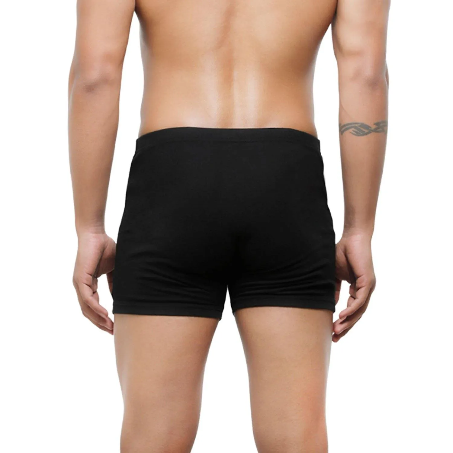 Men's Mid-Rise Classic Cotton Trunks - Pack Of 2