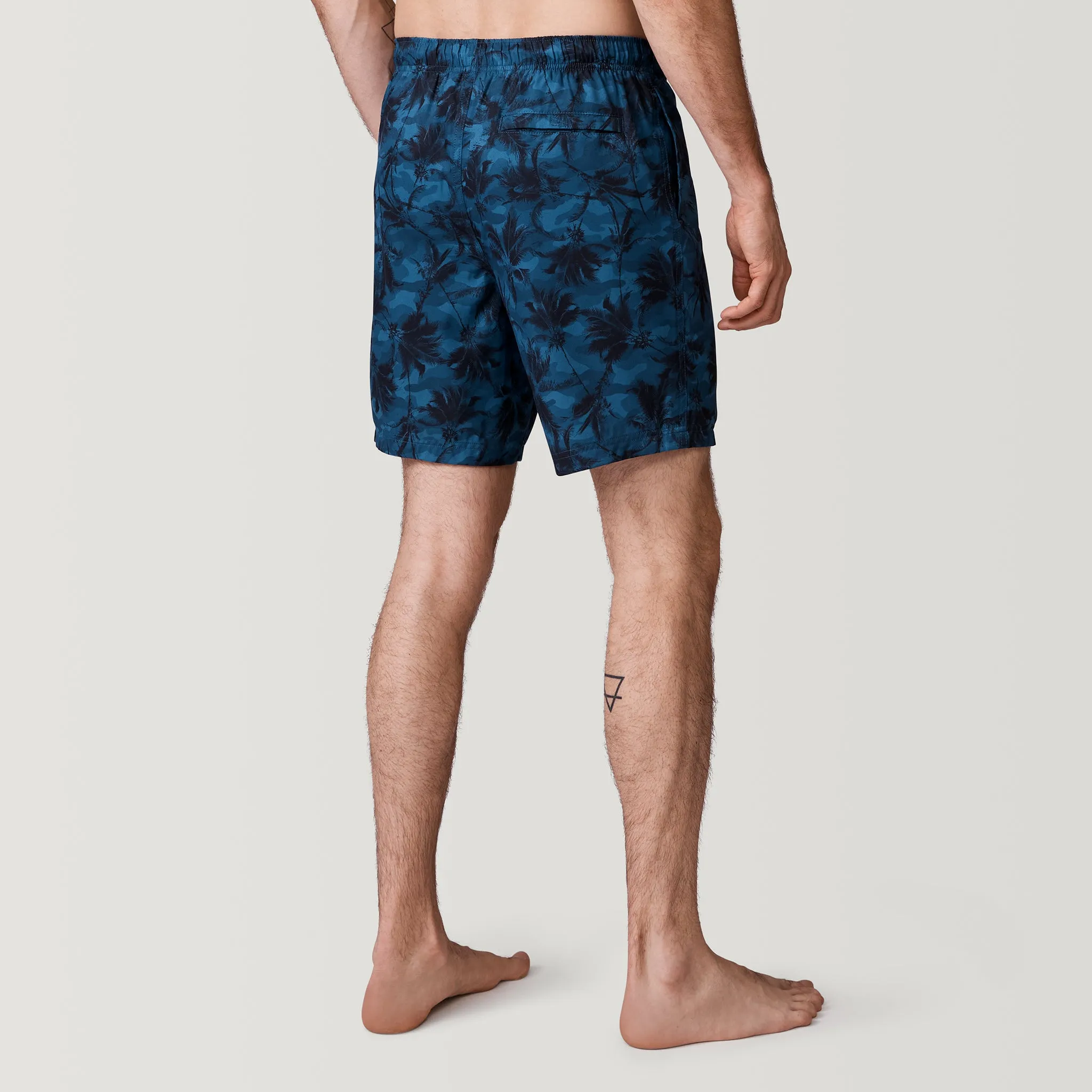 Men's Tropical Camo Swim Short