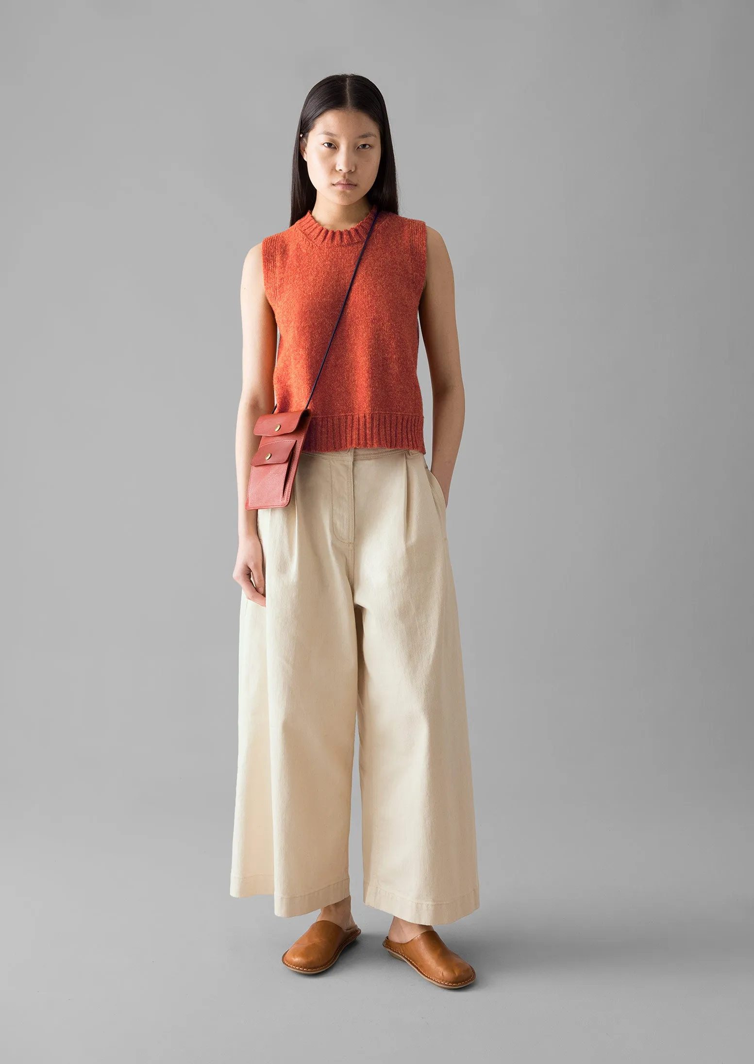 Neat Mouline Wool Tank | Amber Marl