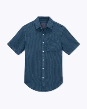 Ola Linen Shirt - Overdye Dusk