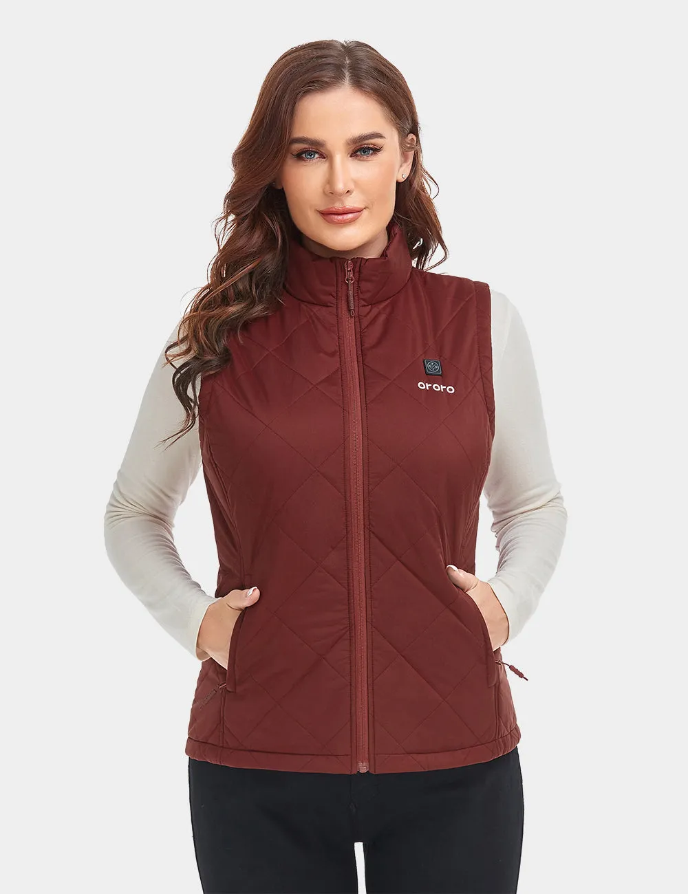 (Open-box) Women's Heated Quilted Vest (Battery Set Not Included)