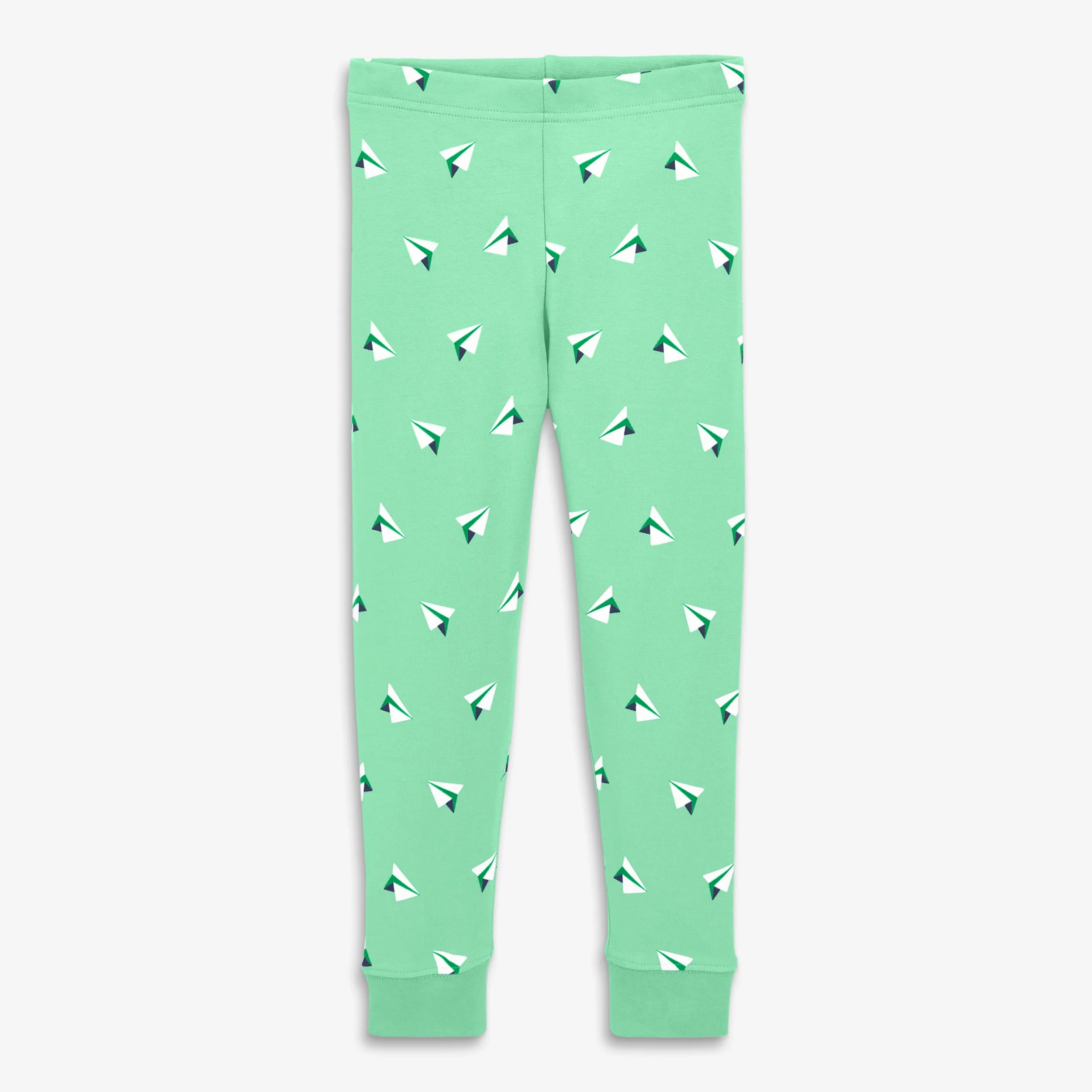 Organic PJ pant in mini paper planes