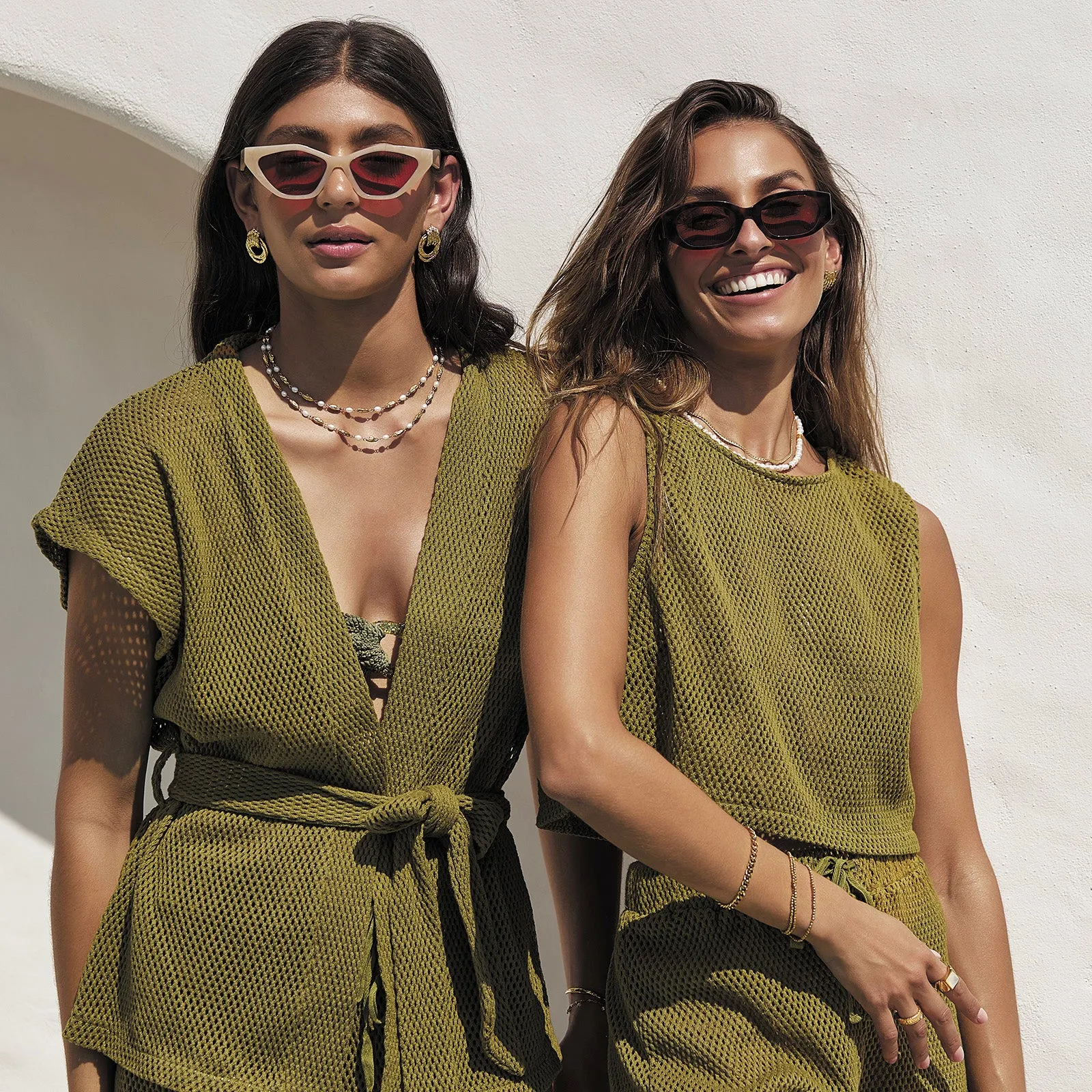 Palermo Shorts Set - Pistachio