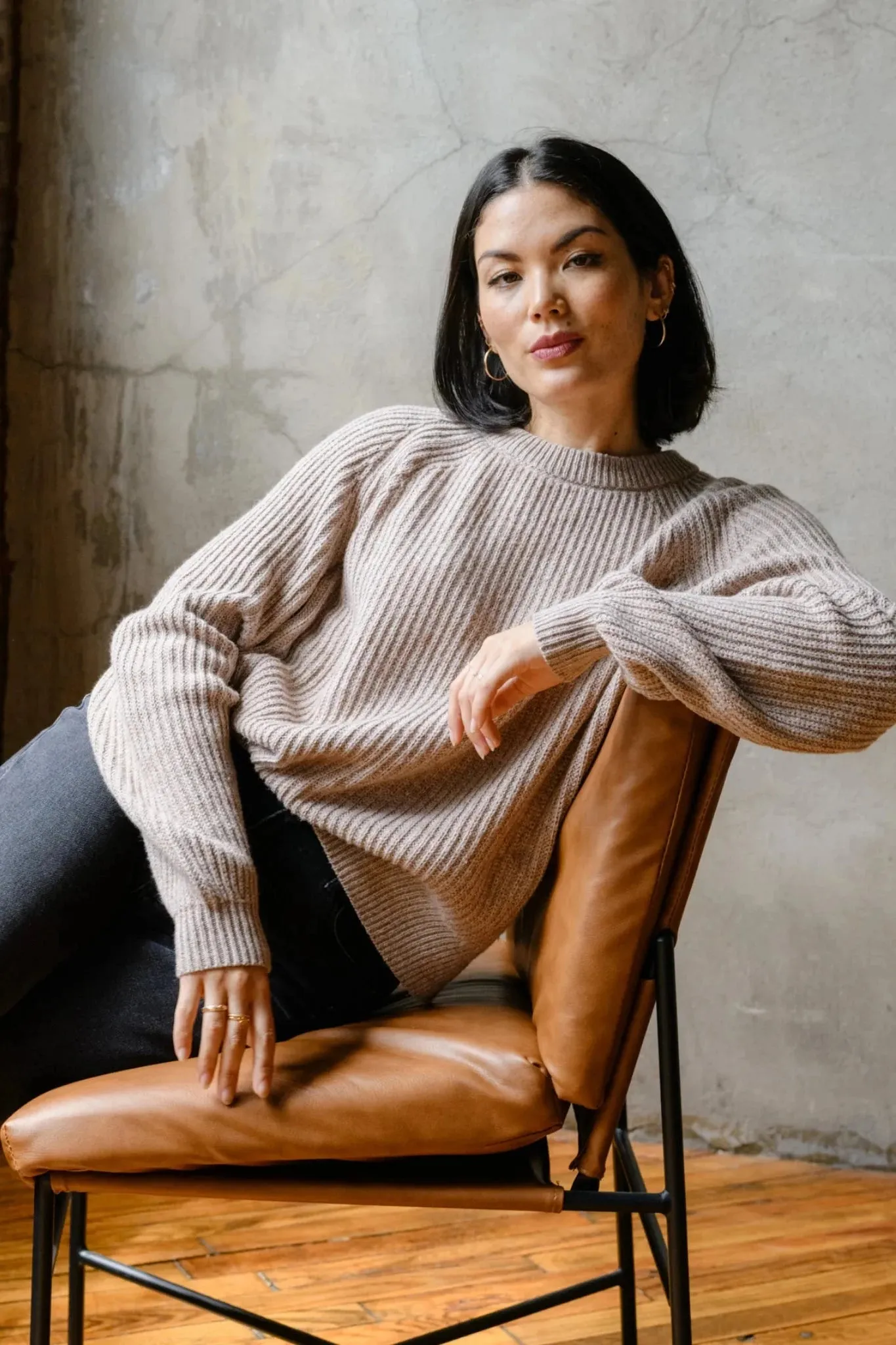 Rowan Rib Crew Sweater