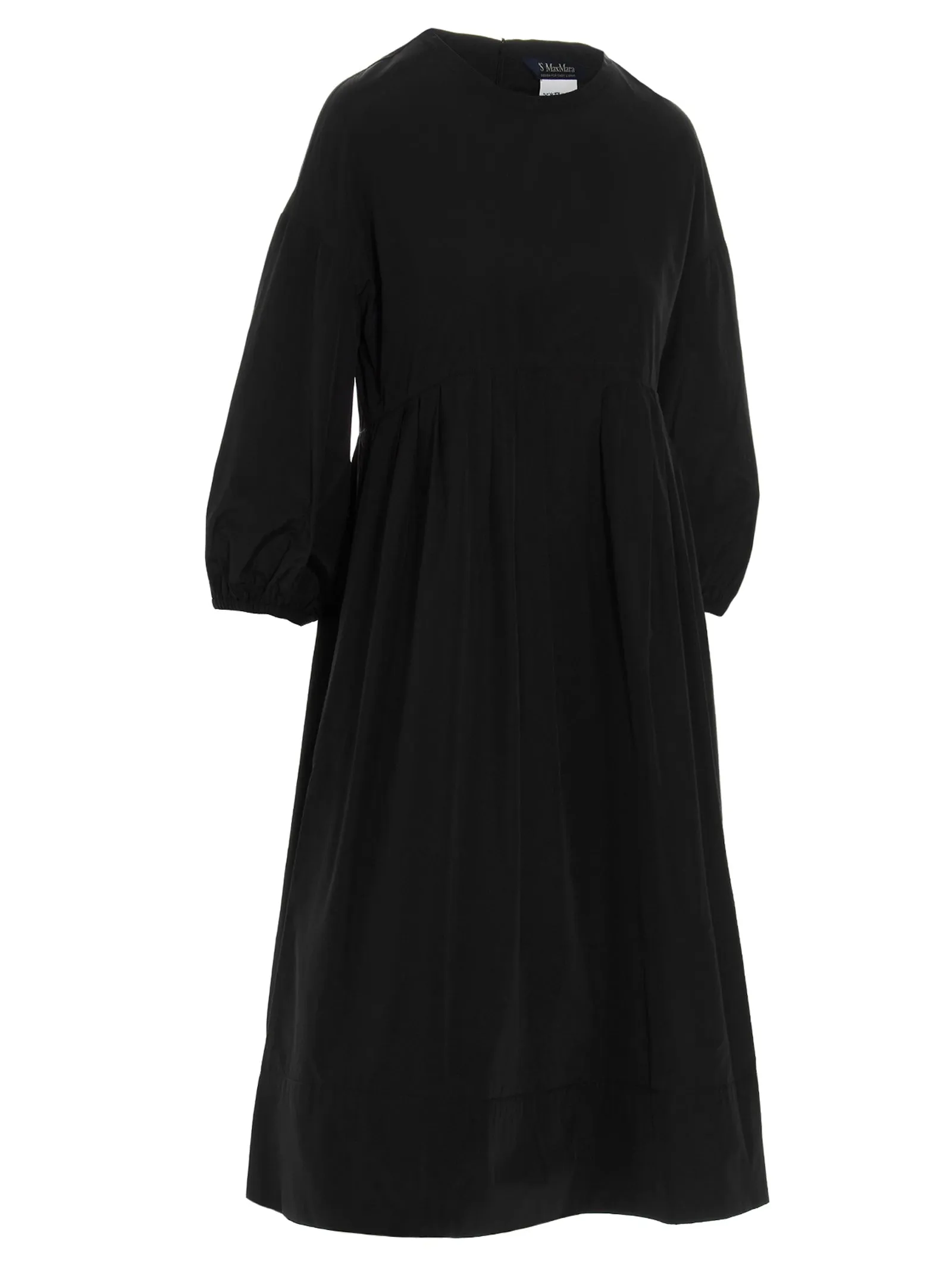 'S Max Mara Balloon Sleeve Midi Dress