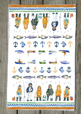 Salty Sailor T Towels