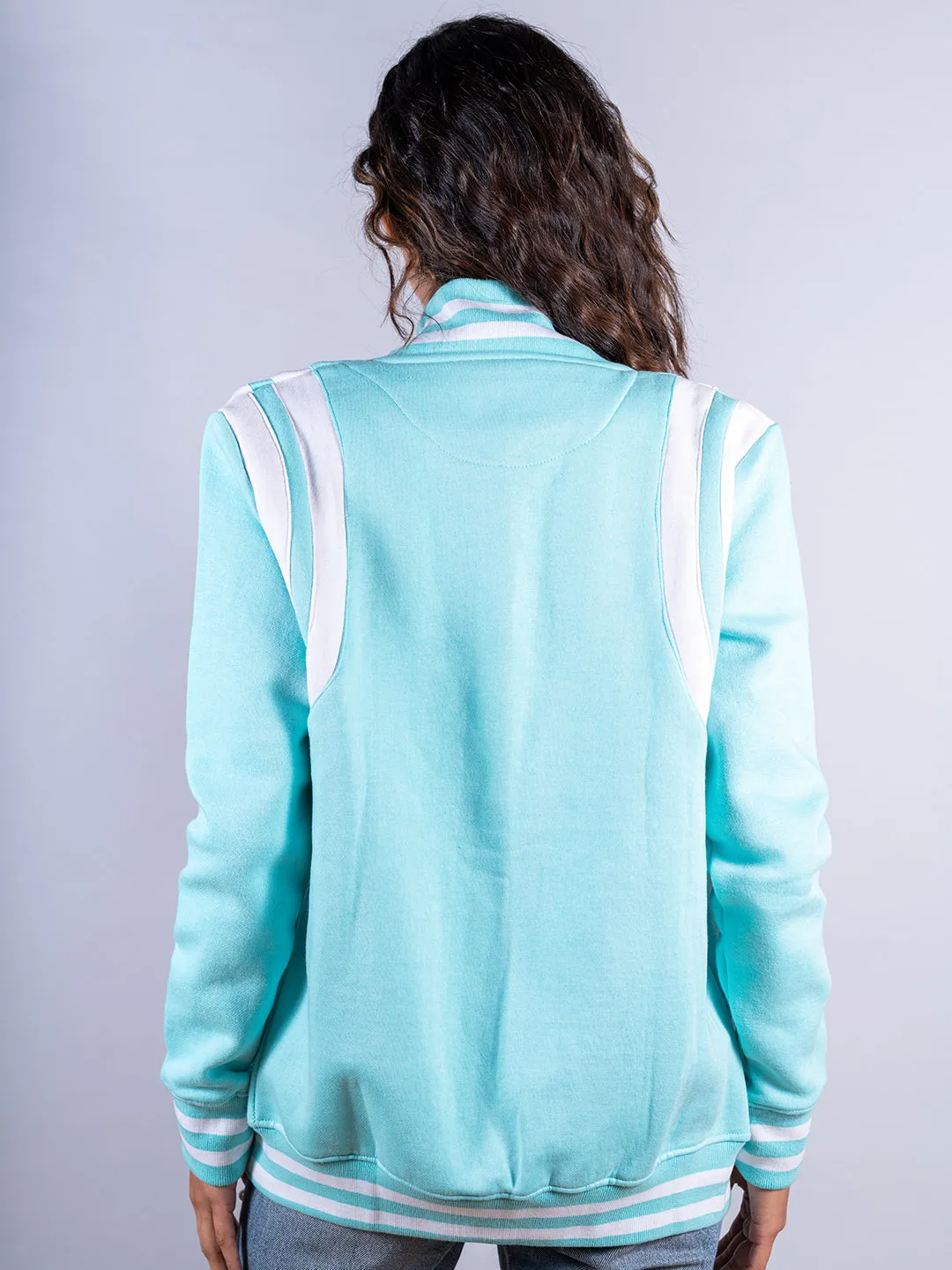 Sky Blue Varsity Jacket