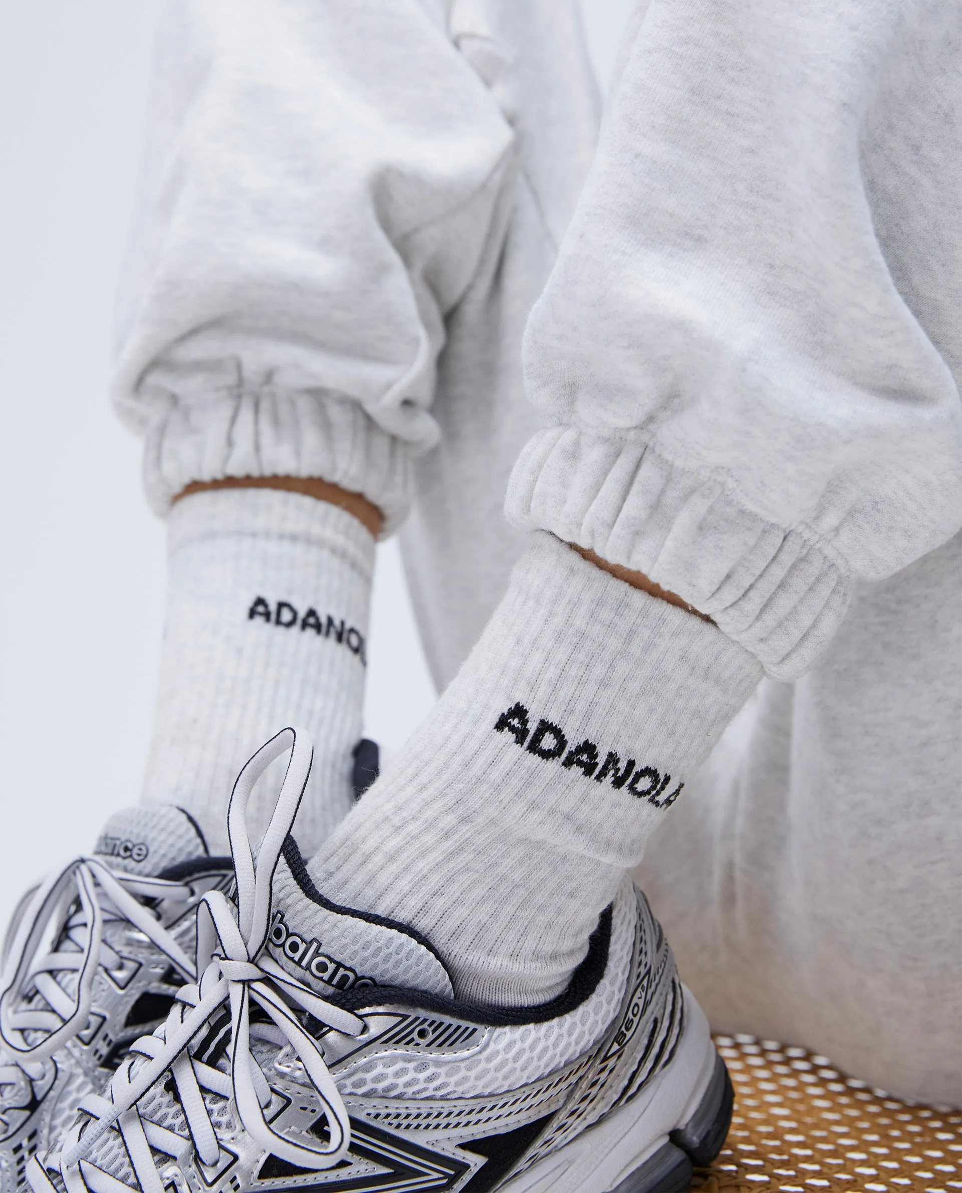 Socks - Light Grey Melange