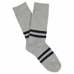 Stripes socks - Grey / Blue