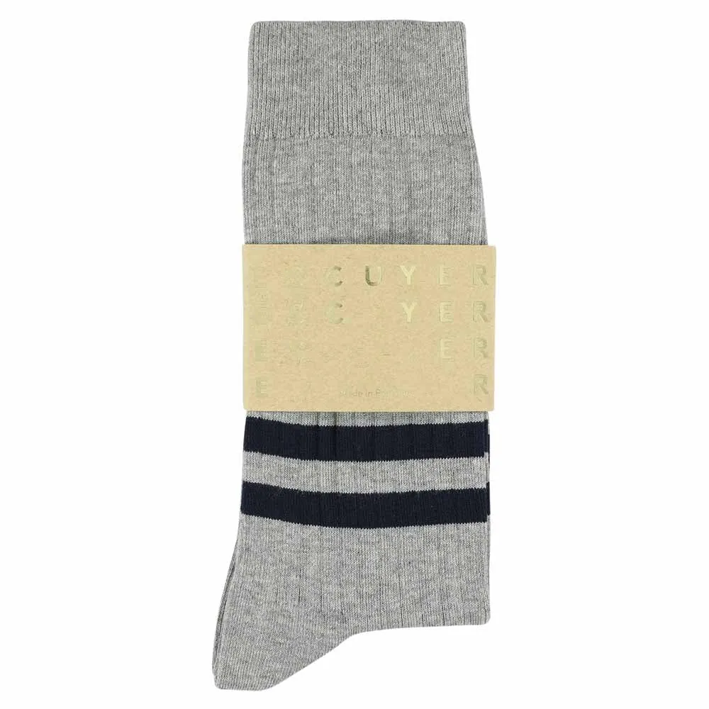 Stripes socks - Grey / Blue