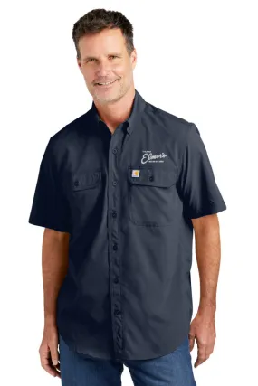 Team Elmer's Embroidered Carhartt Force Solid Short Sleeve Shirt