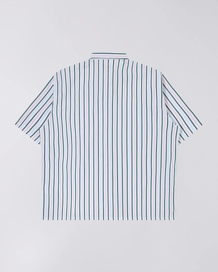 Toledo SS Shirt - White/Pink/Green