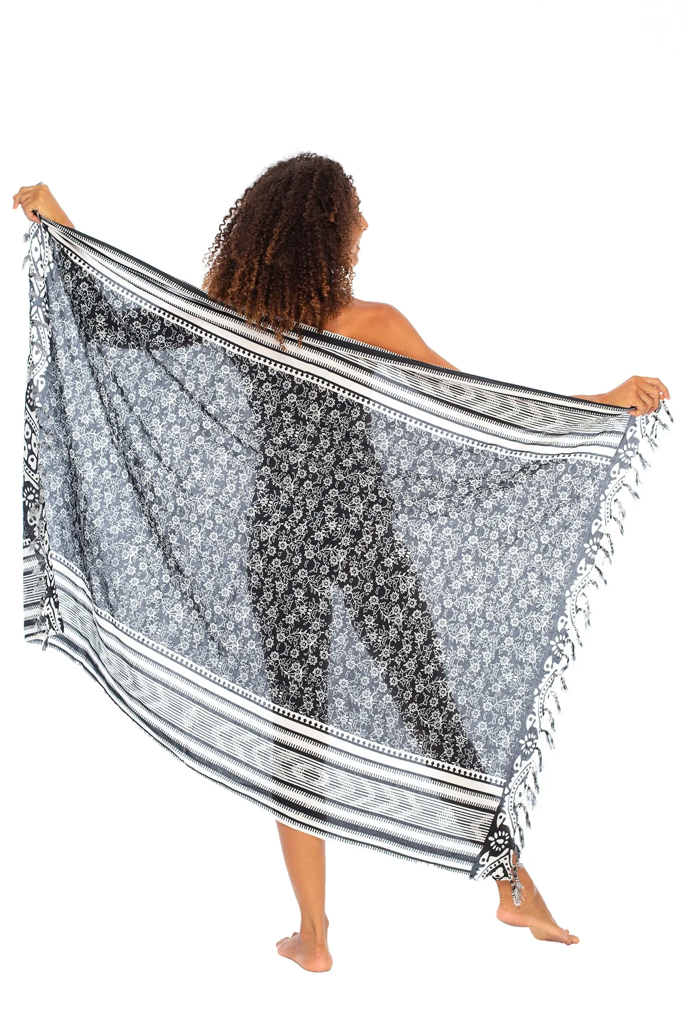 Tropical Sarong Wrap Cover Up