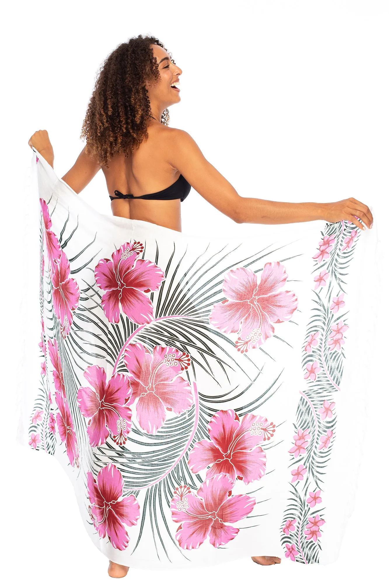 Tropical Sarong Wrap Cover Up