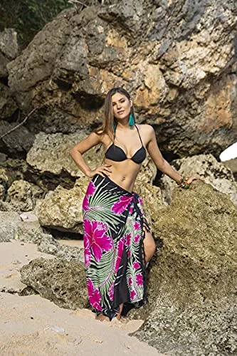 Tropical Sarong Wrap Cover Up