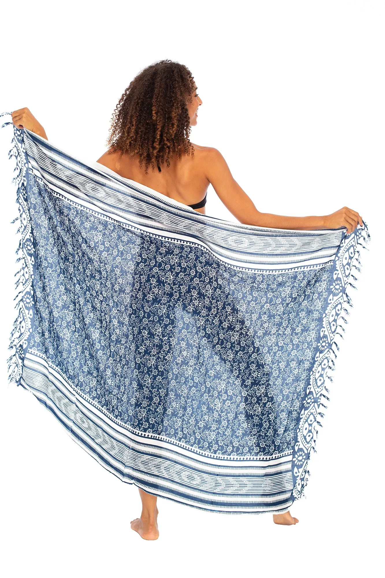 Tropical Sarong Wrap Cover Up