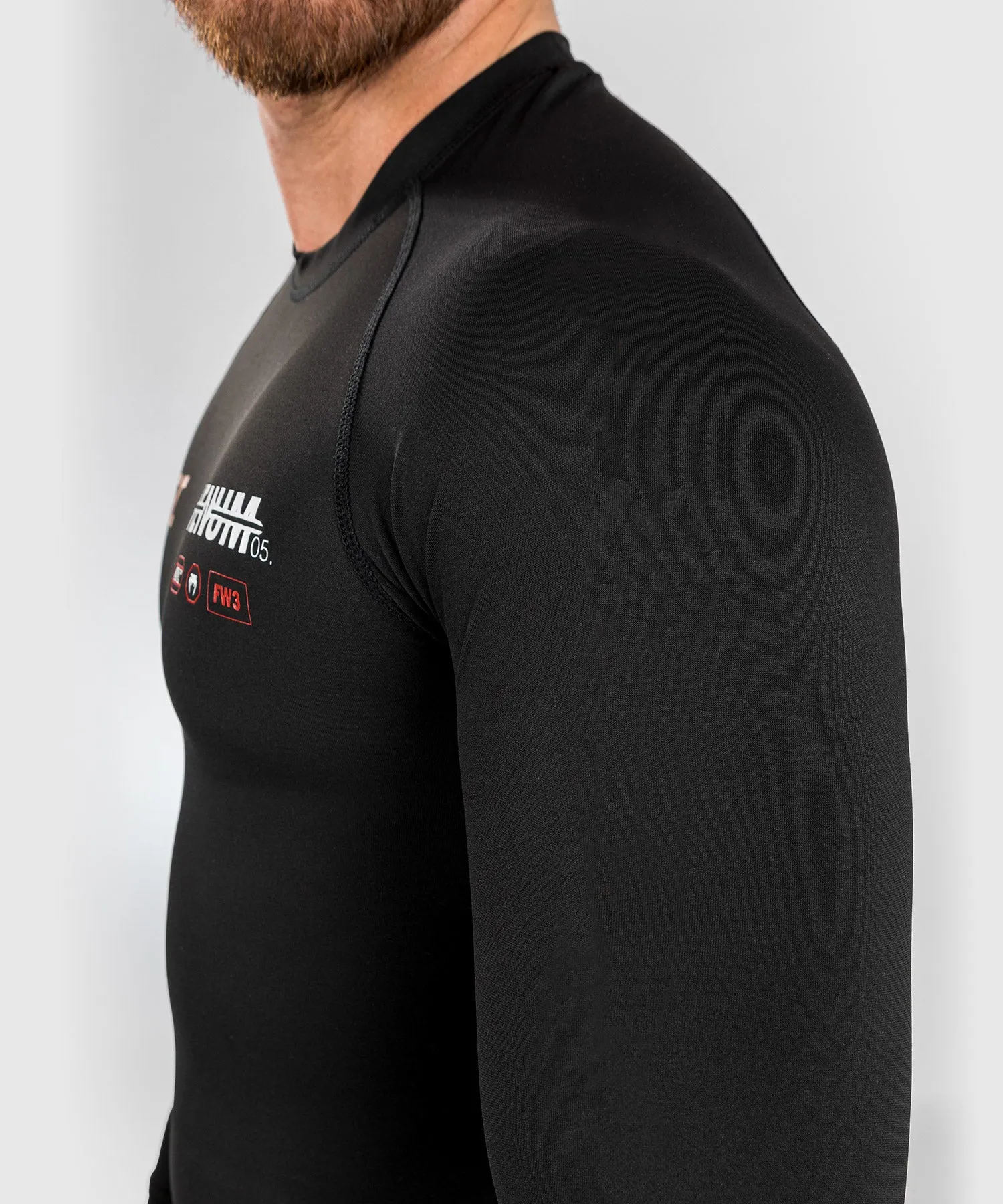 UFC Adrenaline by Venum Fight Week Men’s Performance Long-sleeve Rashguard - Black