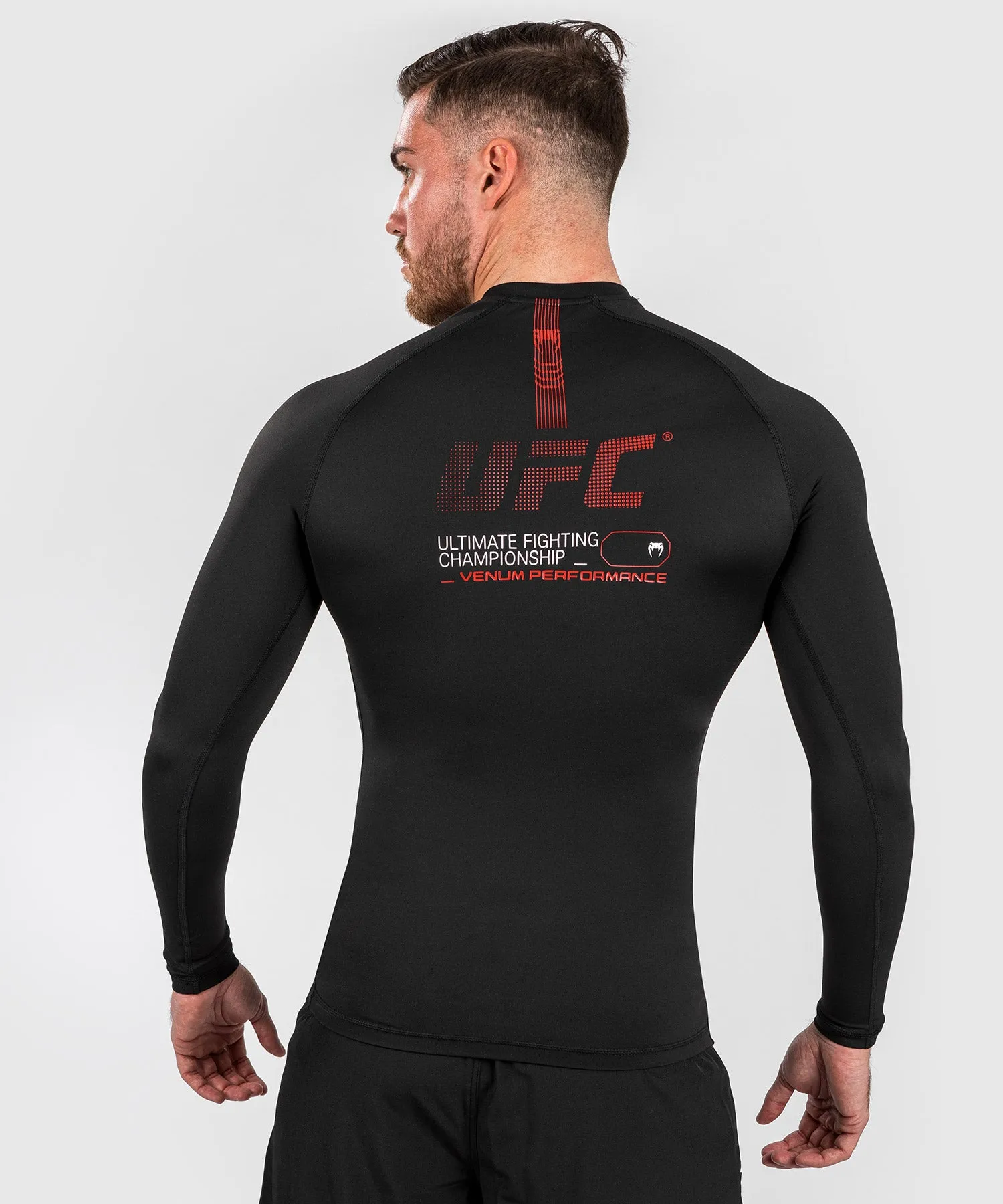 UFC Adrenaline by Venum Fight Week Men’s Performance Long-sleeve Rashguard - Black