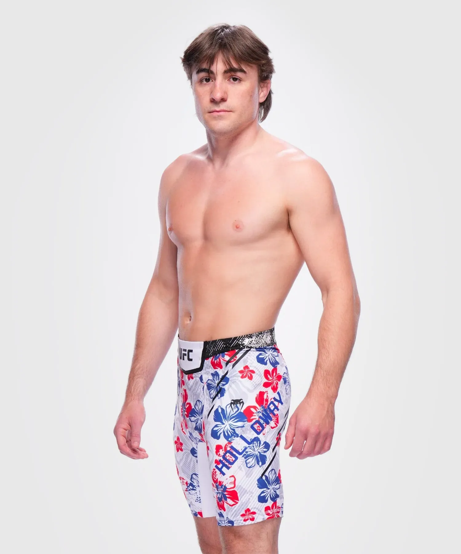 UFC Adrenaline Unrivaled by Venum Max Holloway Vale Tudo Short - Grey/Red/Navy