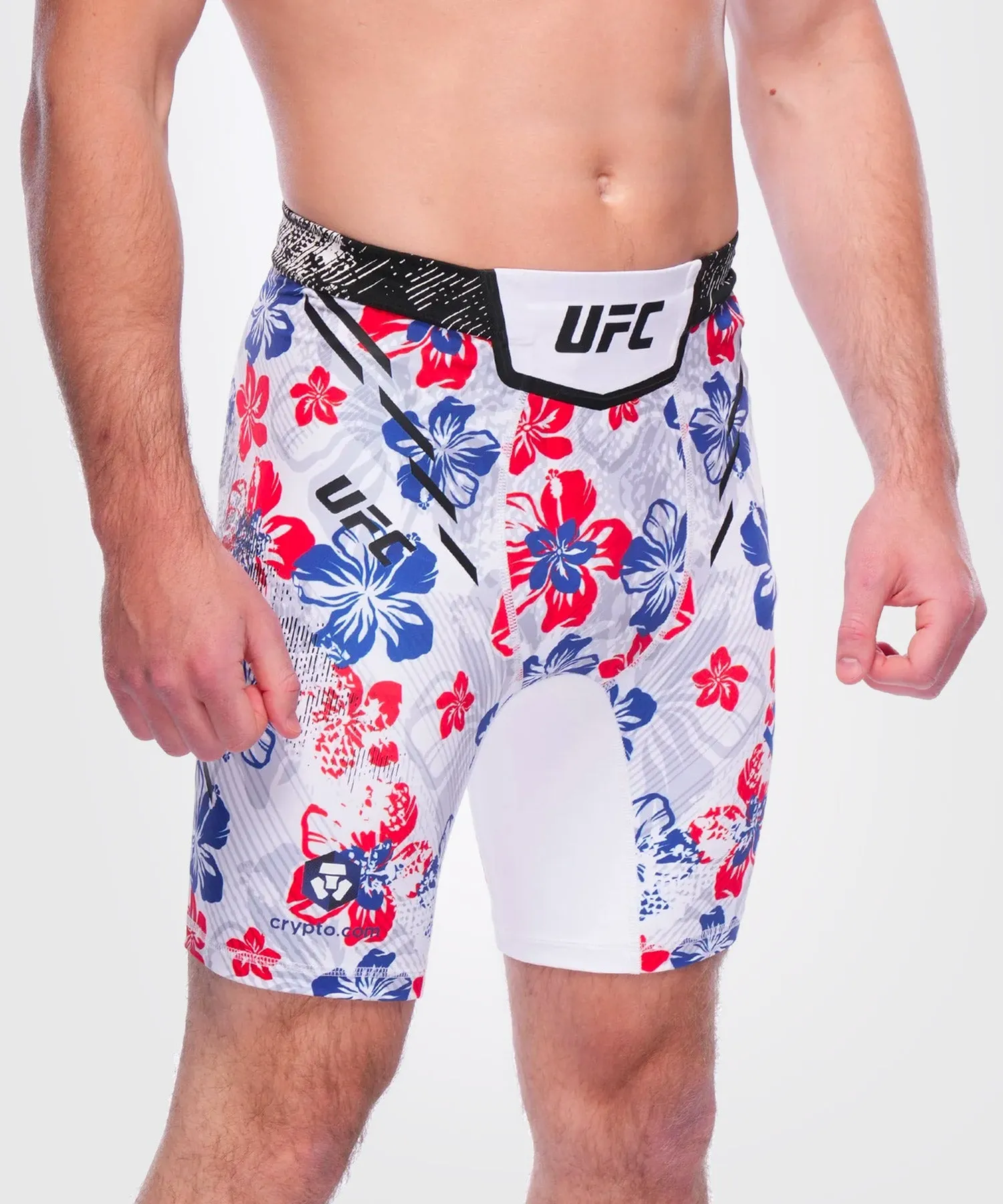 UFC Adrenaline Unrivaled by Venum Max Holloway Vale Tudo Short - Grey/Red/Navy