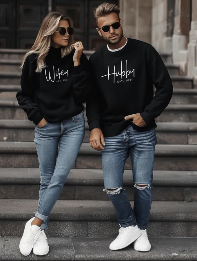 WIFEY MOD SWEATER - BLACK