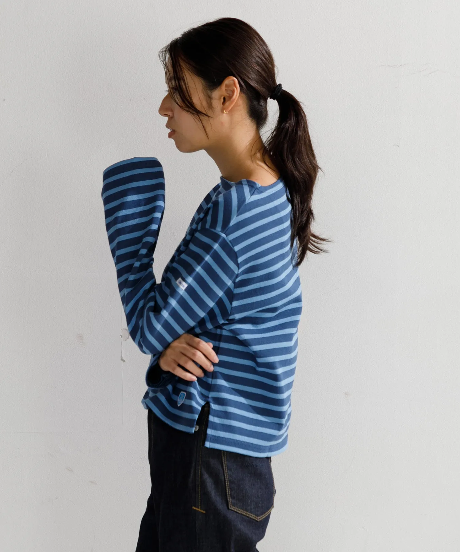 【WOMEN】ORCIVAL BOAT NECK L/S CROPPED P.O.