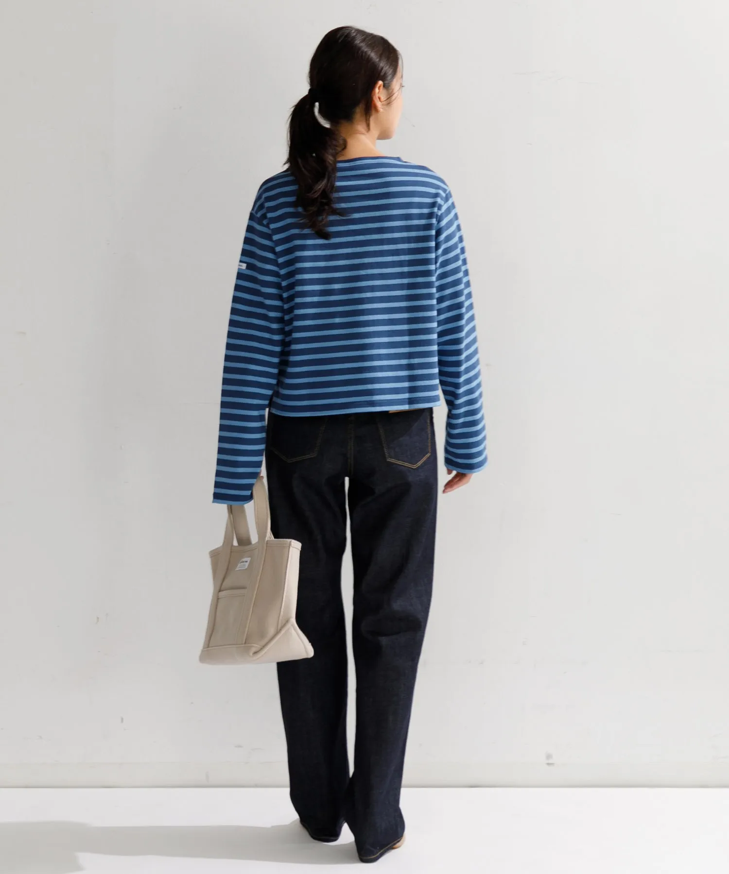 【WOMEN】ORCIVAL BOAT NECK L/S CROPPED P.O.