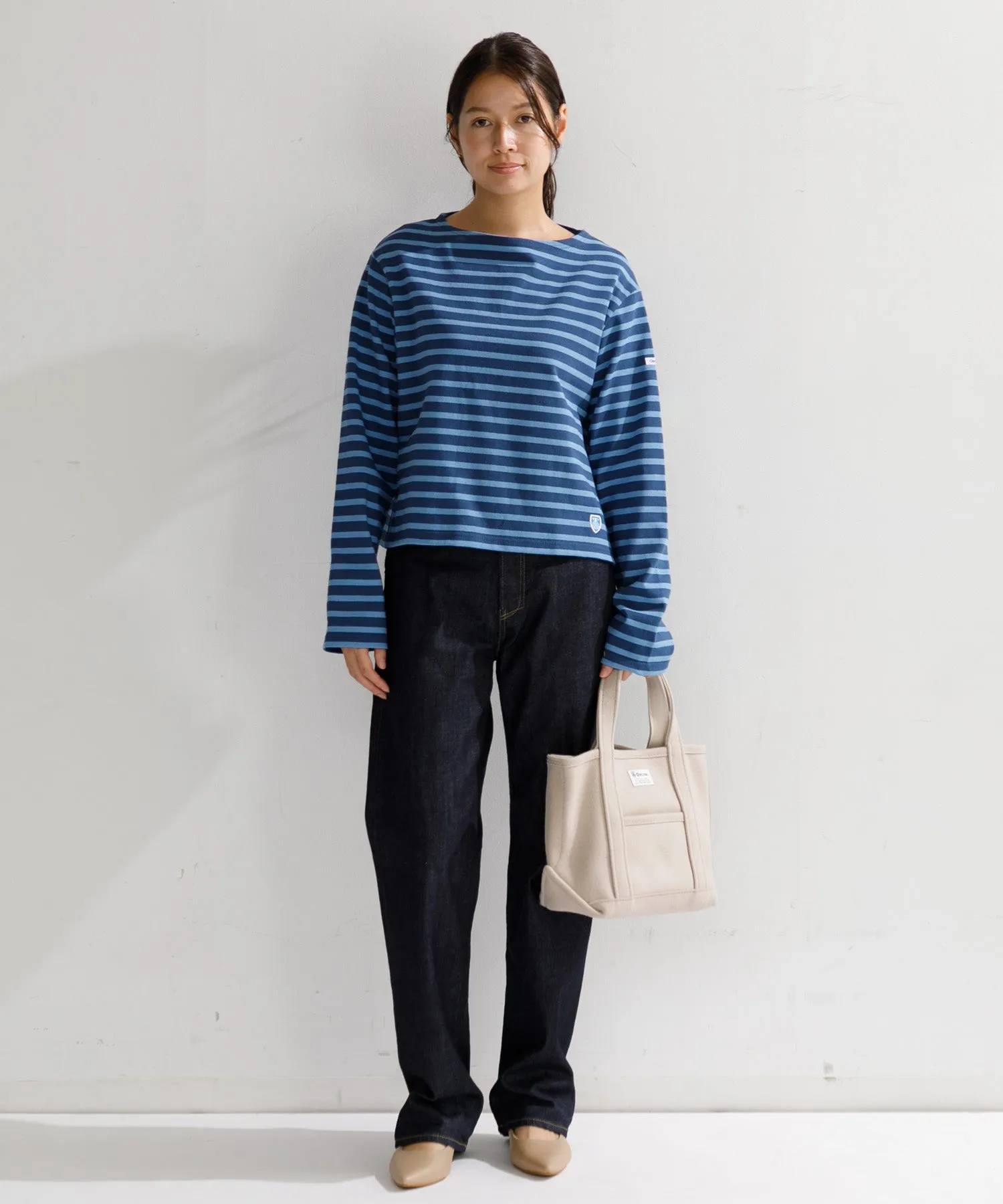 【WOMEN】ORCIVAL BOAT NECK L/S CROPPED P.O.