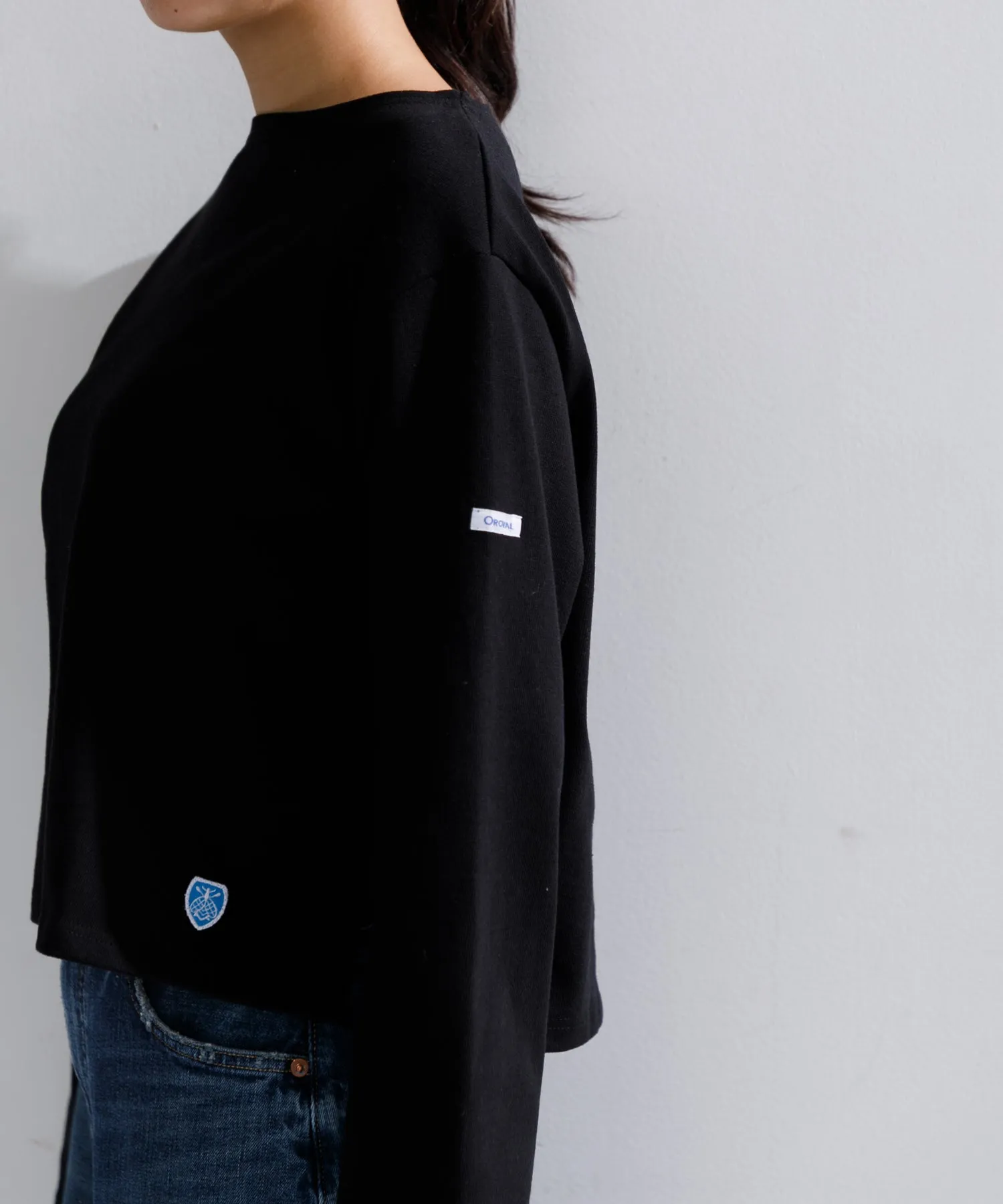 【WOMEN】ORCIVAL BOAT NECK L/S CROPPED P.O.