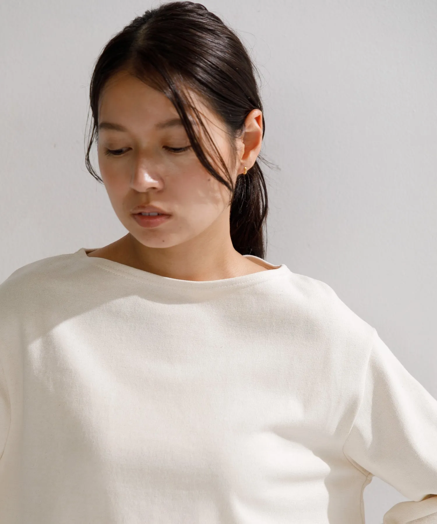 【WOMEN】ORCIVAL BOAT NECK L/S CROPPED P.O.