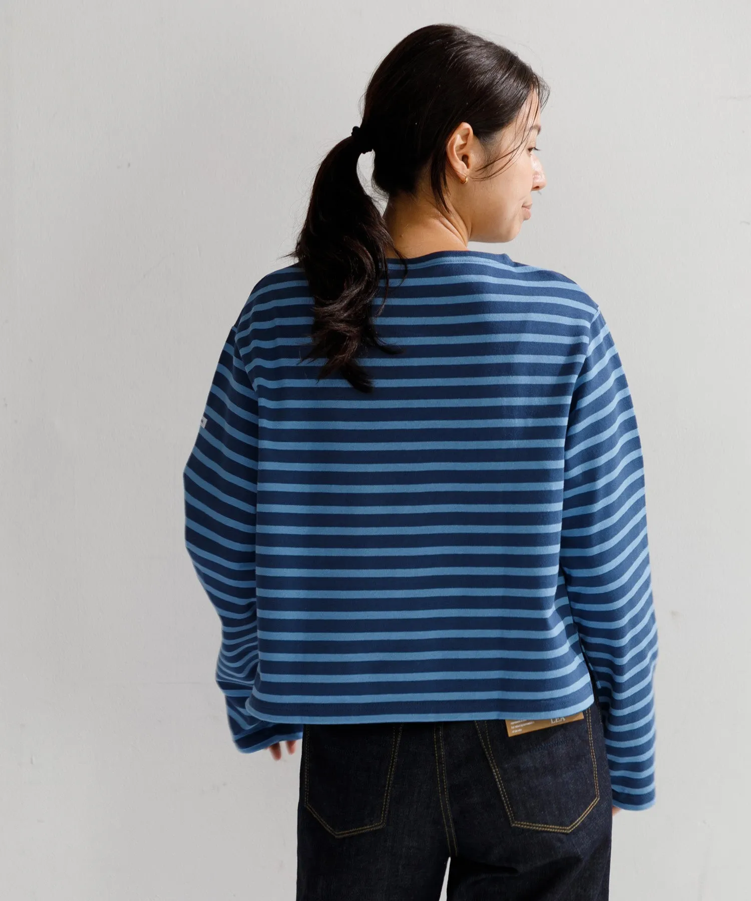 【WOMEN】ORCIVAL BOAT NECK L/S CROPPED P.O.