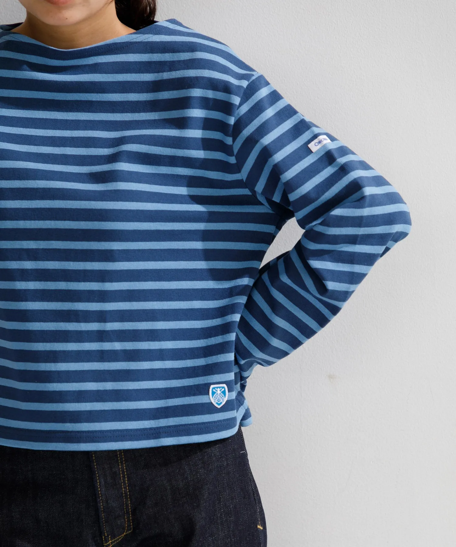 【WOMEN】ORCIVAL BOAT NECK L/S CROPPED P.O.