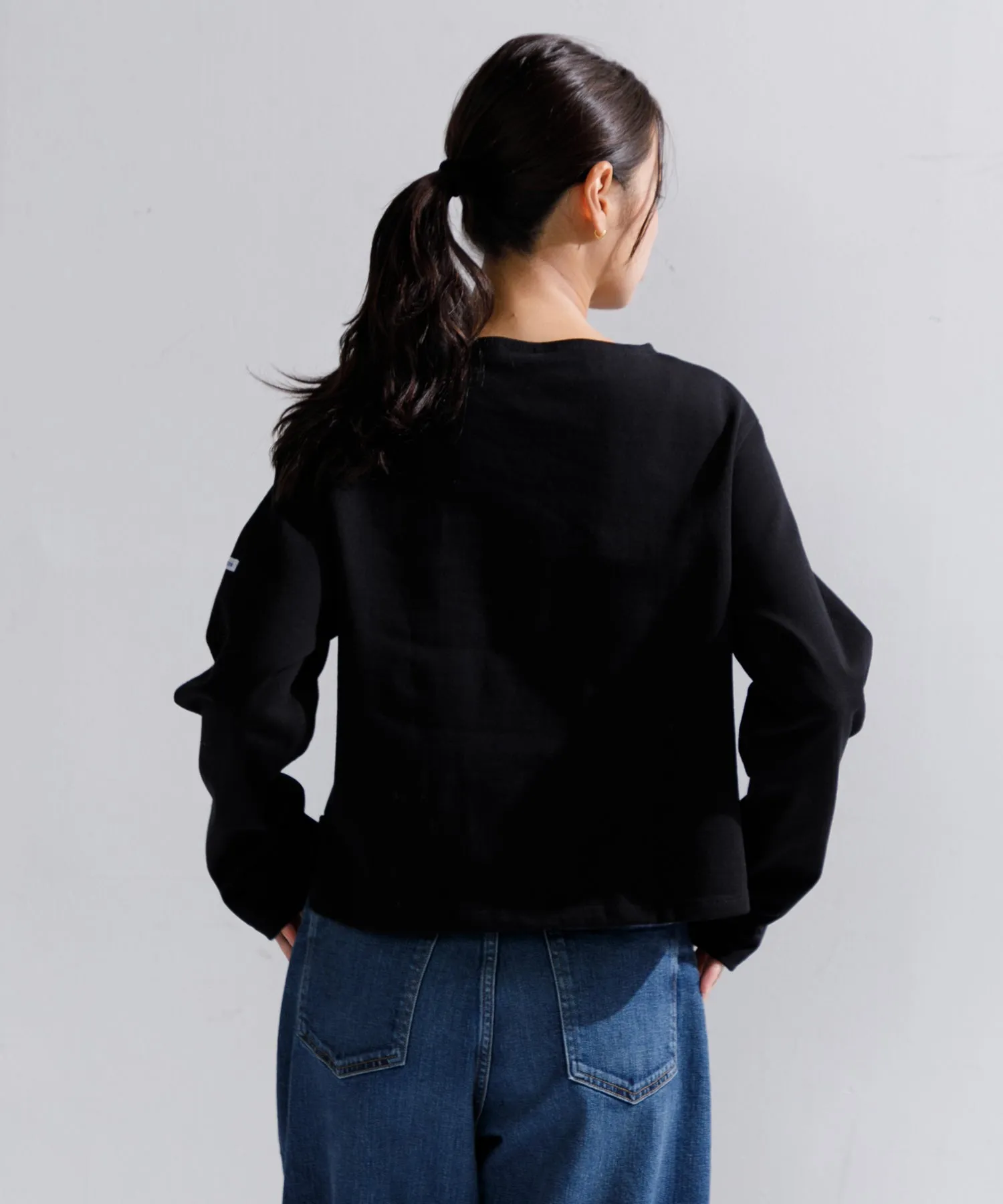 【WOMEN】ORCIVAL BOAT NECK L/S CROPPED P.O.