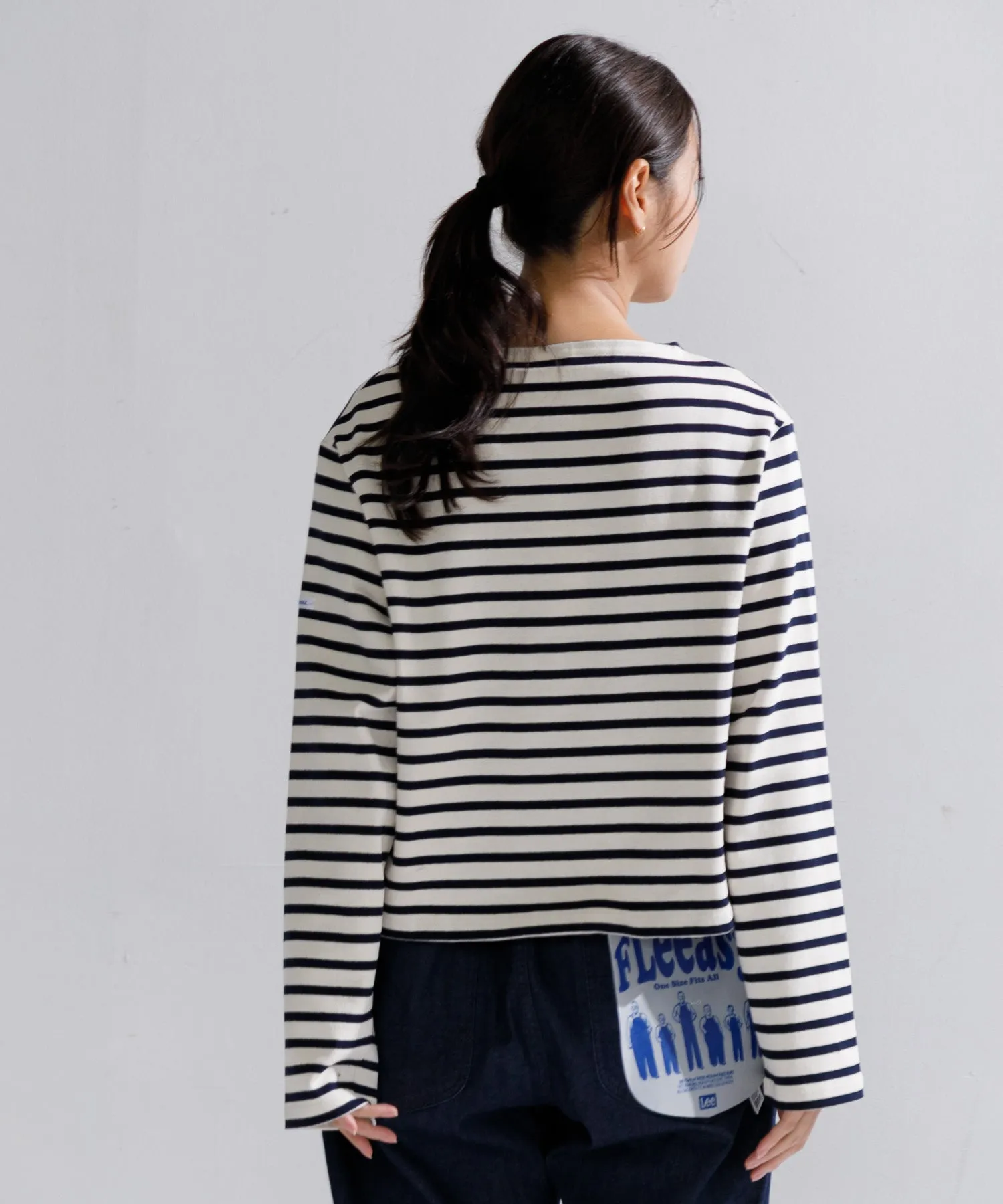 【WOMEN】ORCIVAL BOAT NECK L/S CROPPED P.O.