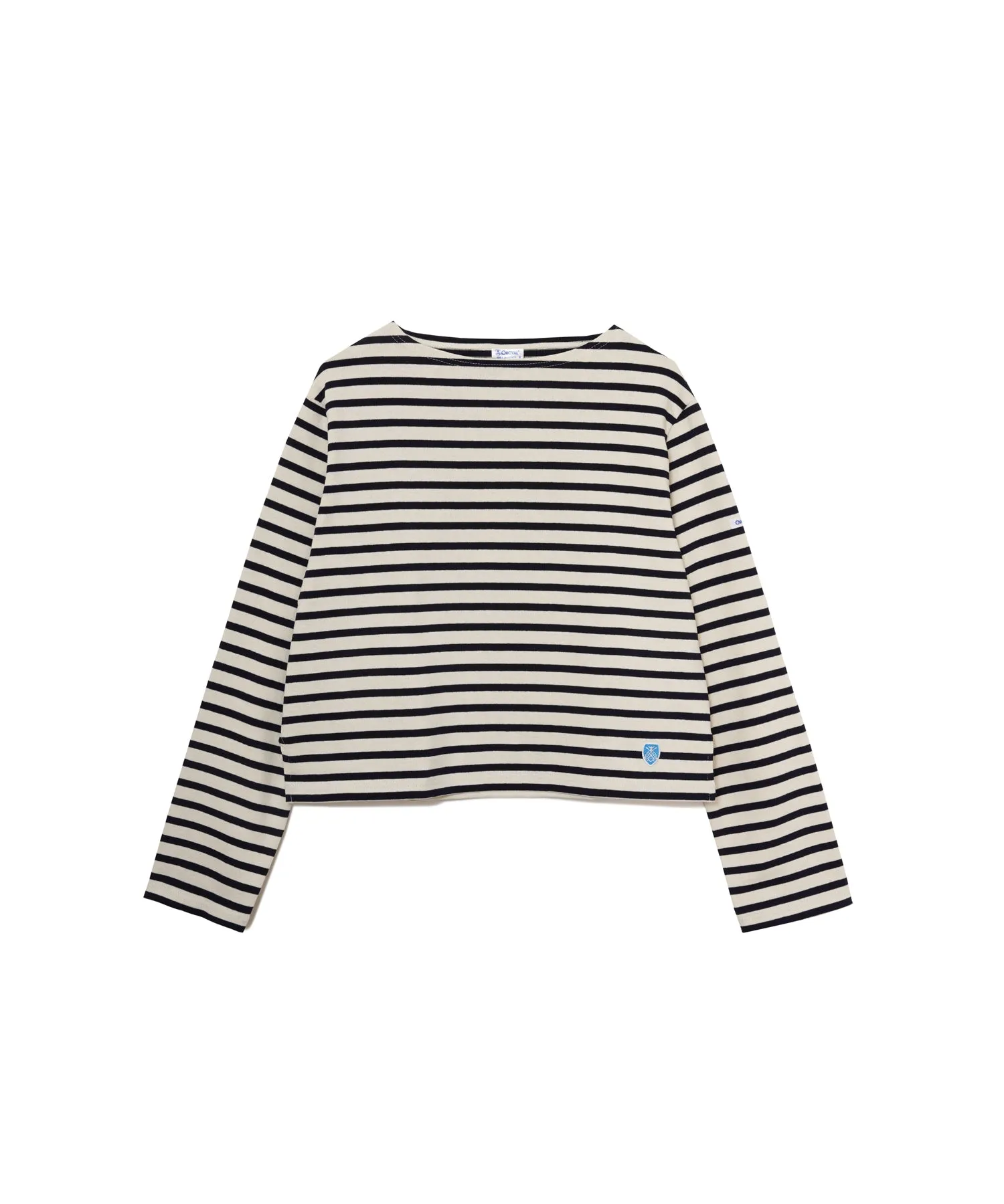 【WOMEN】ORCIVAL BOAT NECK L/S CROPPED P.O.