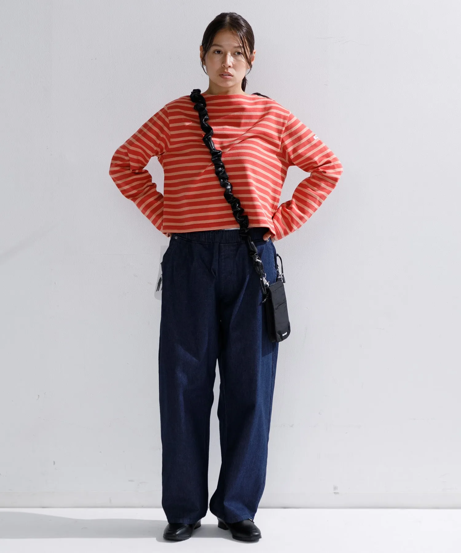 【WOMEN】ORCIVAL BOAT NECK L/S CROPPED P.O.