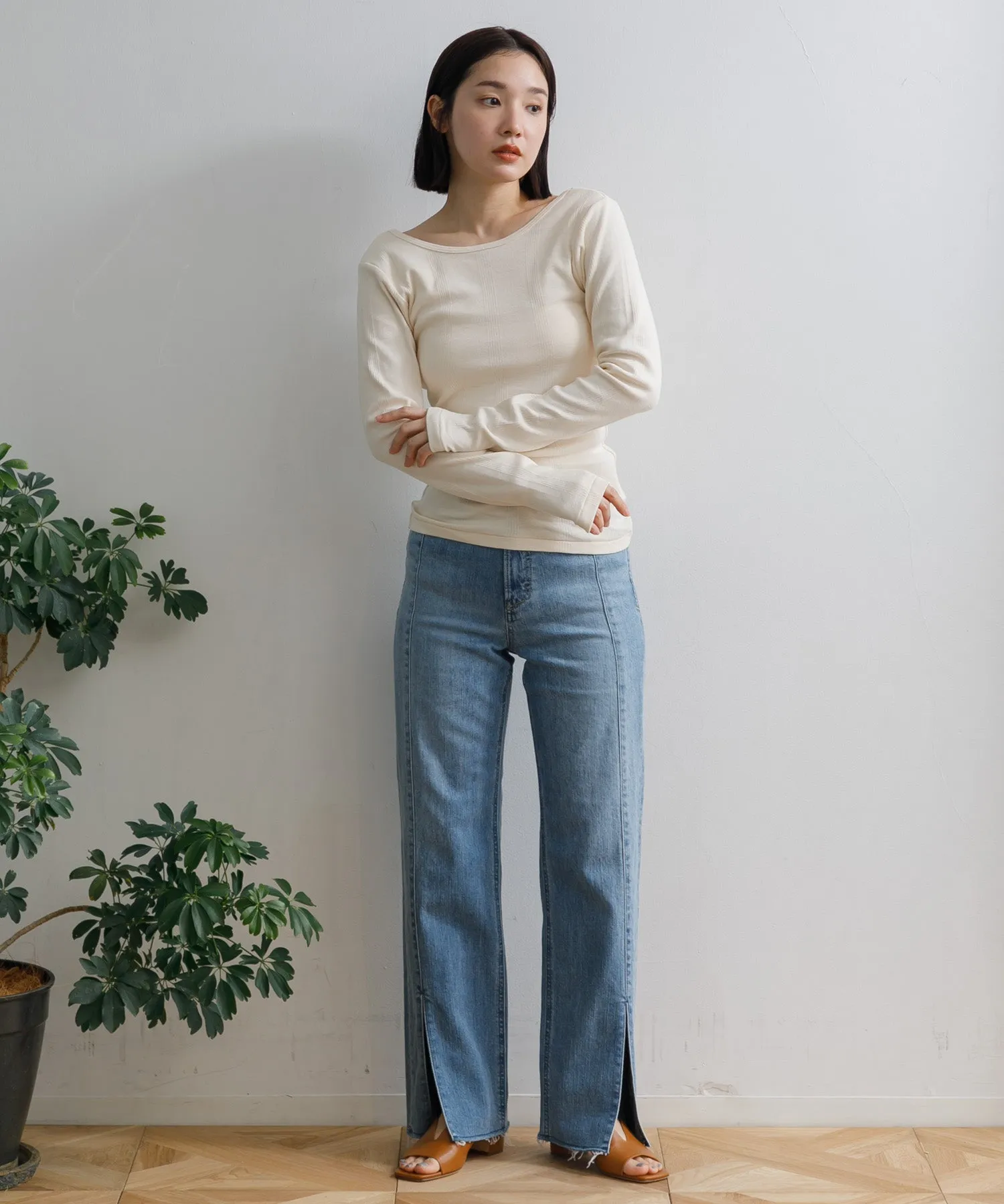 【WOMEN】Robert P’miller Prib Cup L/S tee