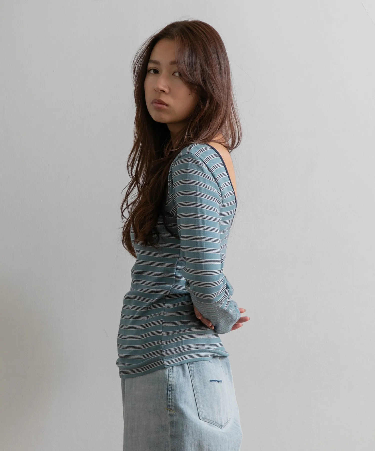 【WOMEN】Robert P’miller Prib Cup L/S tee