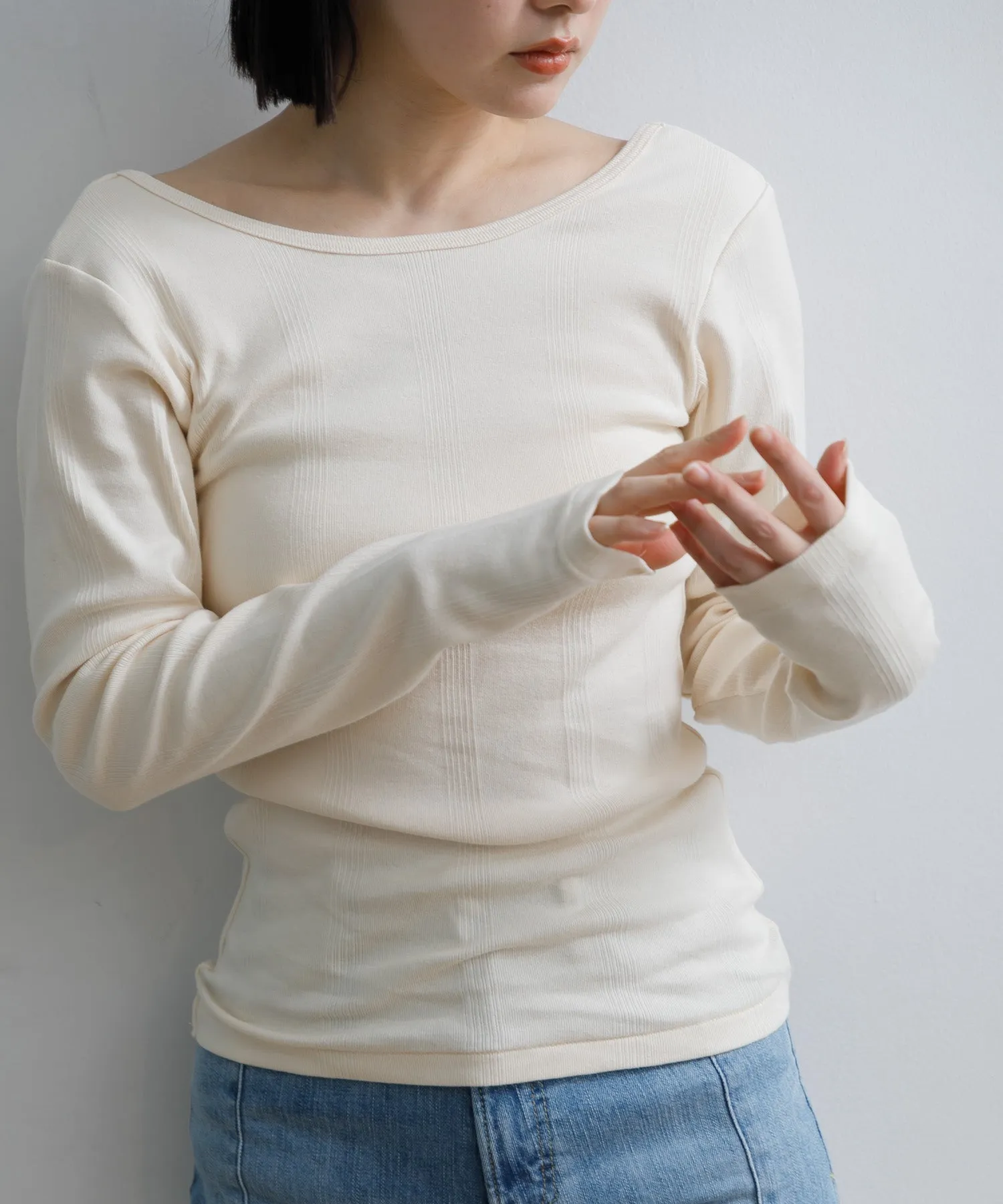 【WOMEN】Robert P’miller Prib Cup L/S tee