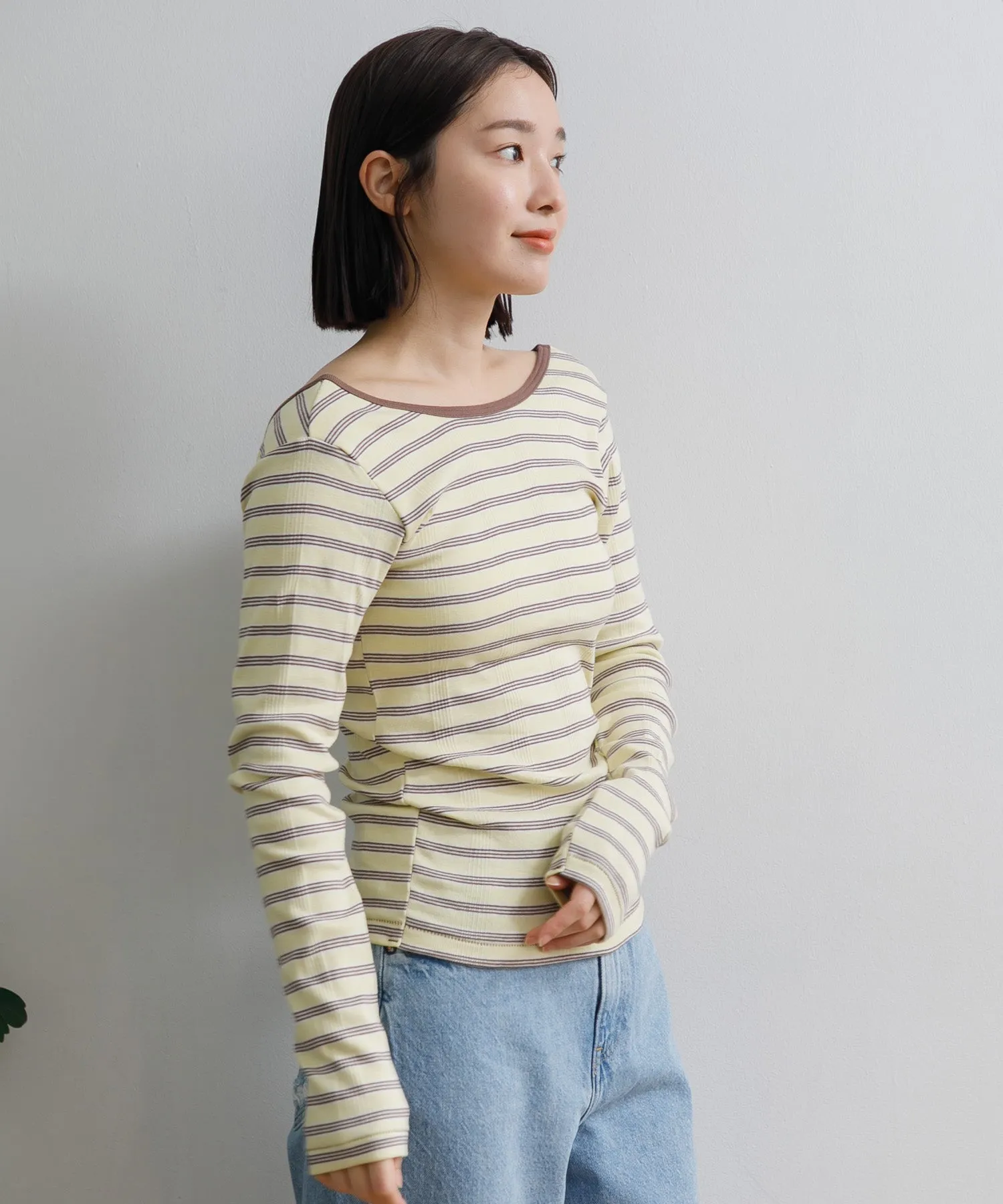 【WOMEN】Robert P’miller Prib Cup L/S tee