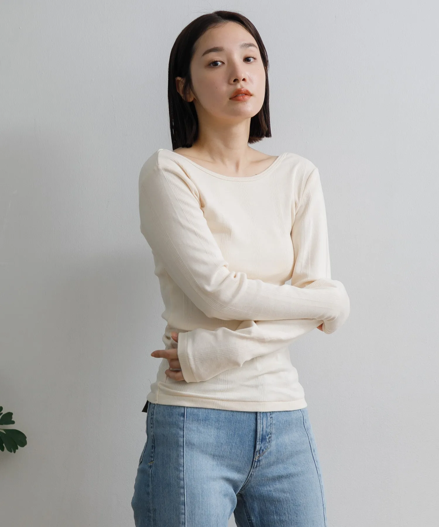 【WOMEN】Robert P’miller Prib Cup L/S tee