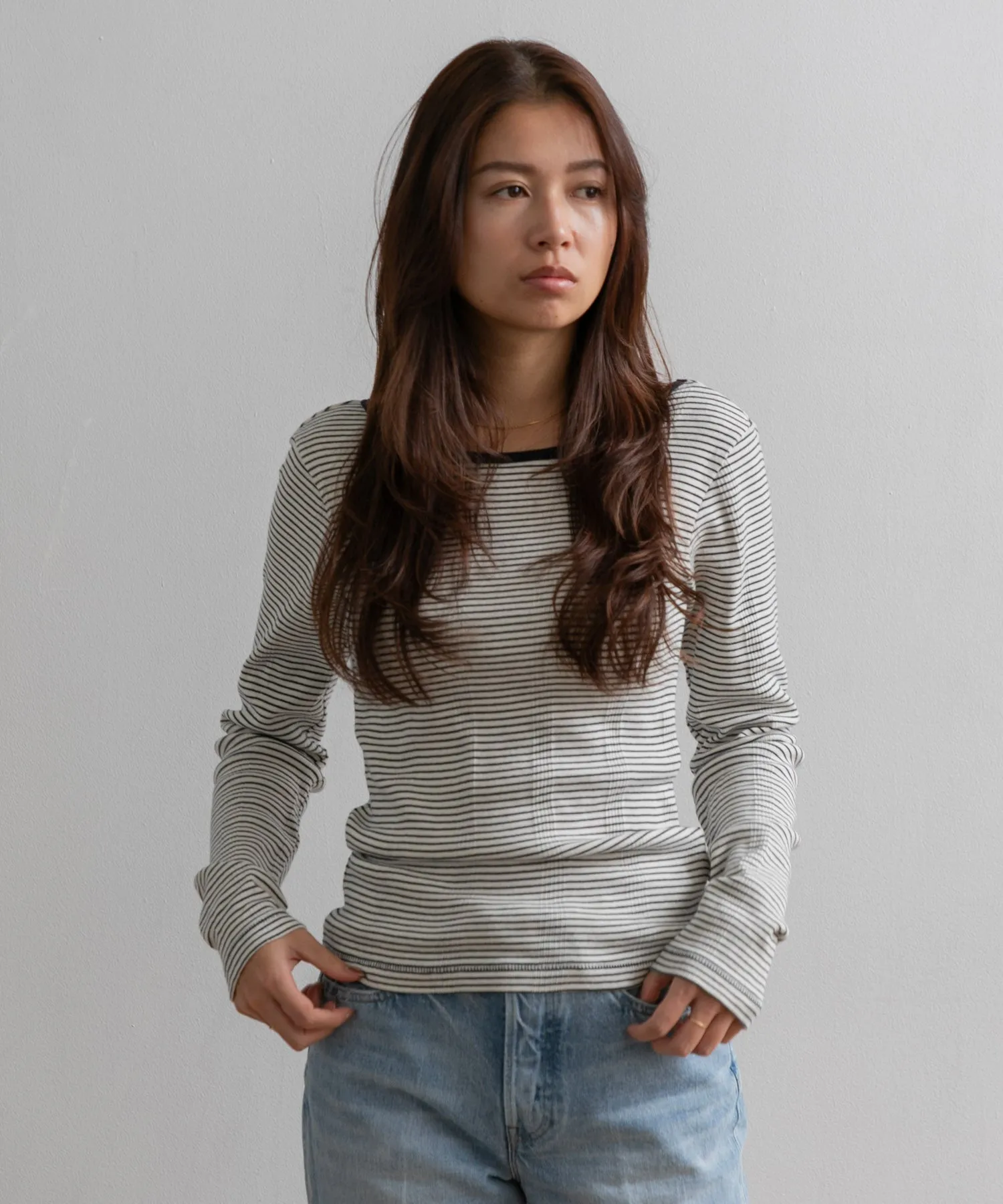 【WOMEN】Robert P’miller Prib Cup L/S tee