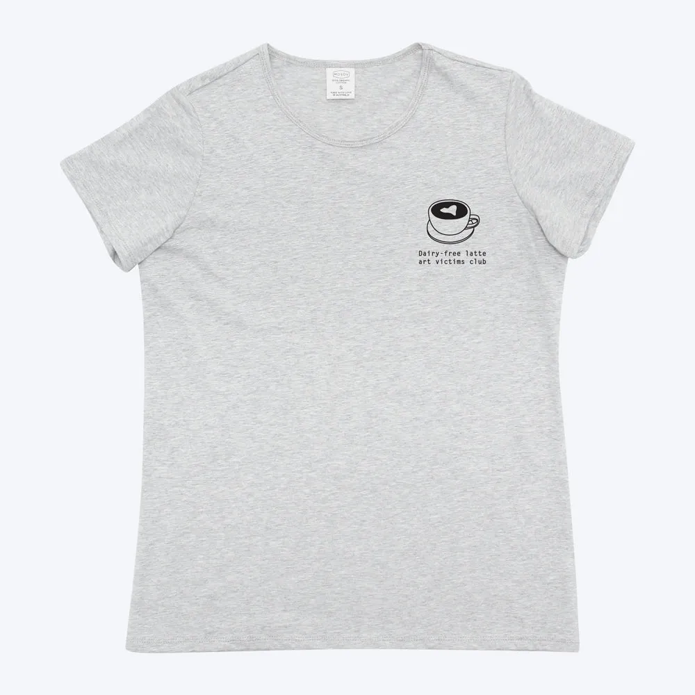 Women's Organic T-shirt - Sad Latte Art