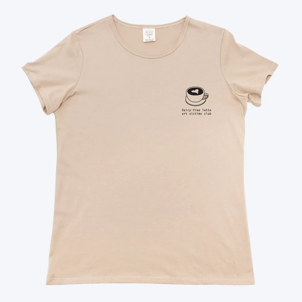 Women's Organic T-shirt - Sad Latte Art