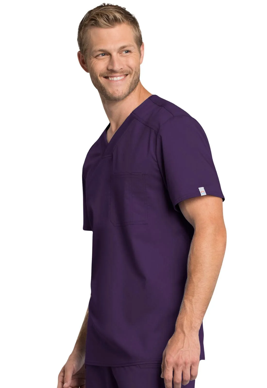 WW Revolution Tech Men's Tuckable V-Neck Scrub Top WW755AB