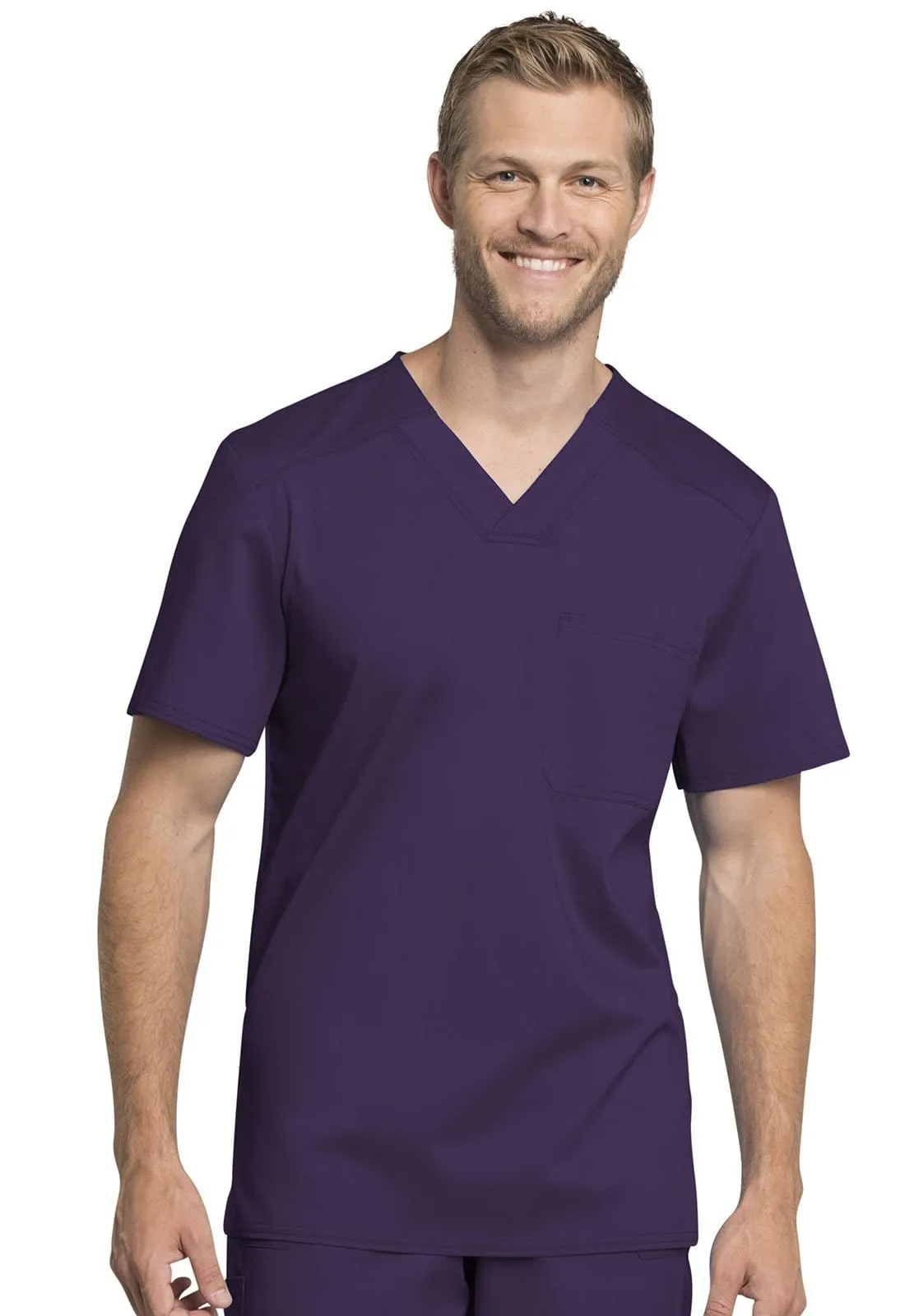 WW Revolution Tech Men's Tuckable V-Neck Scrub Top WW755AB