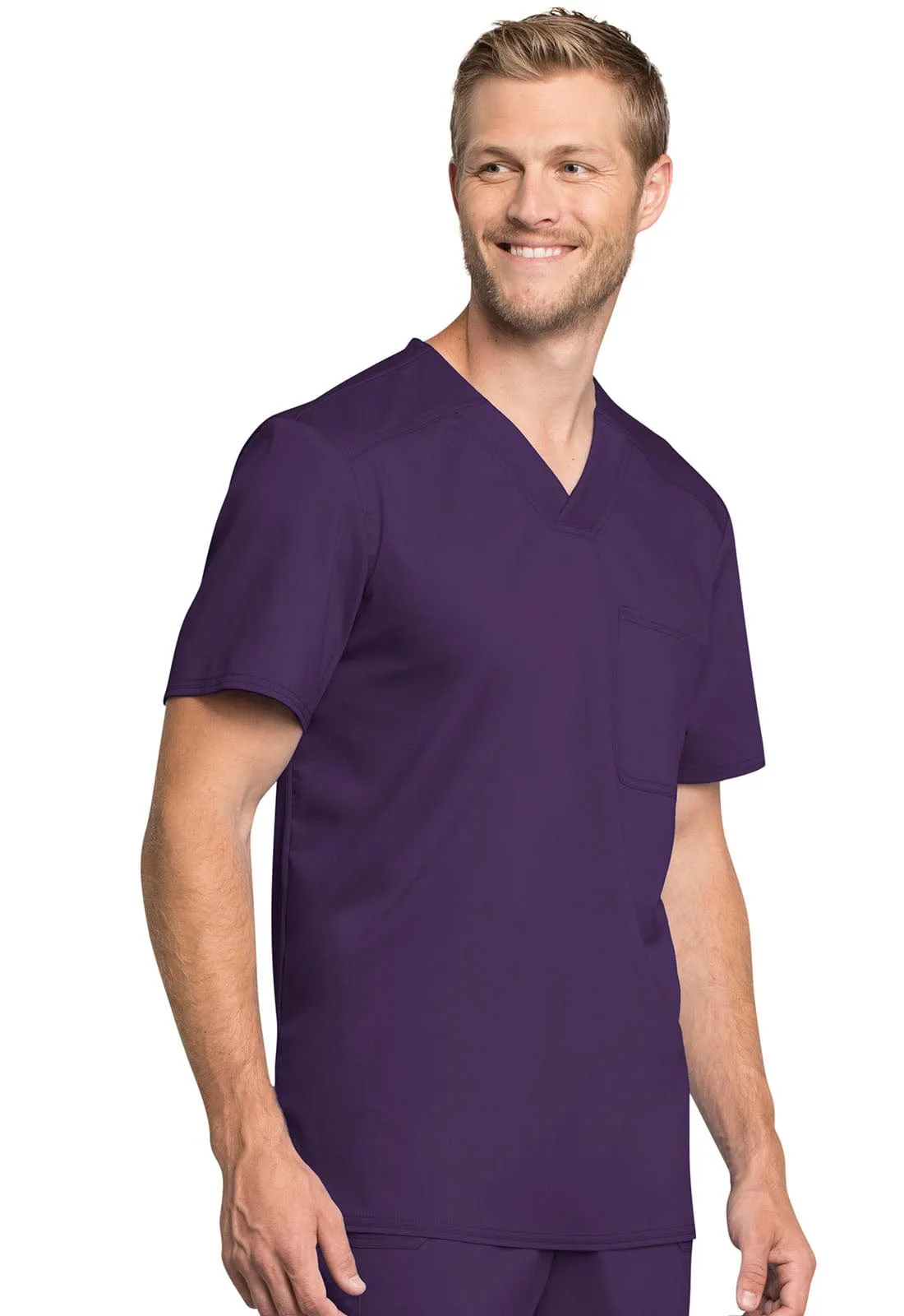 WW Revolution Tech Men's Tuckable V-Neck Scrub Top WW755AB