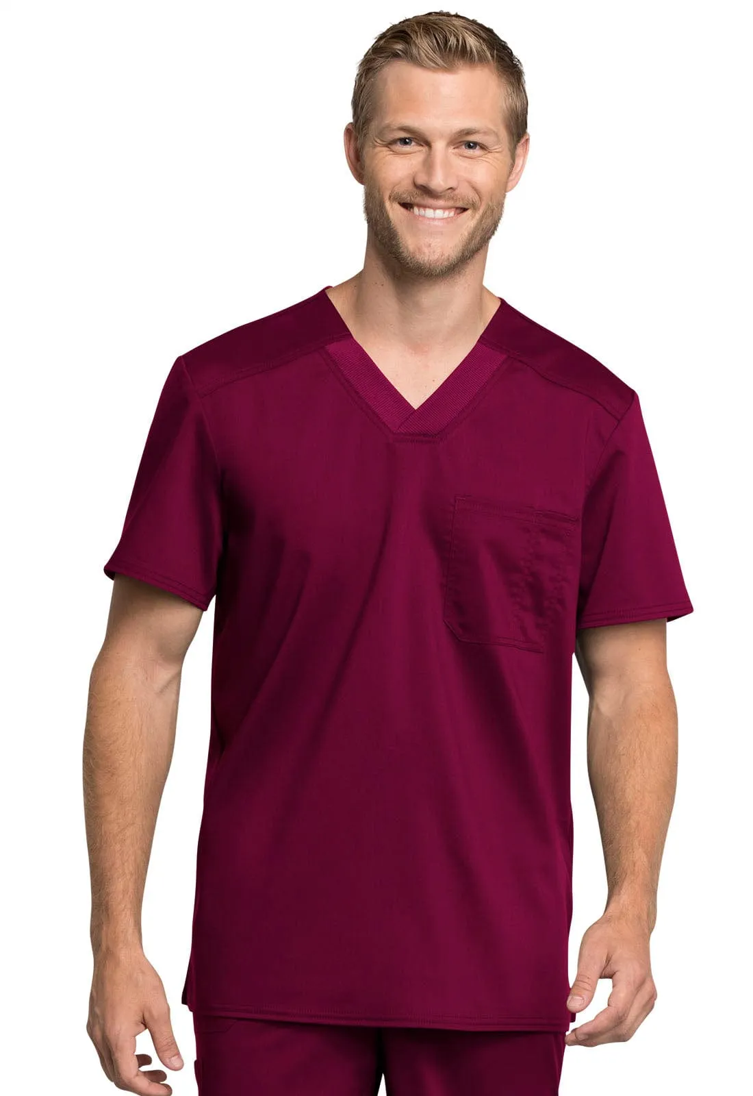 WW Revolution Tech Men's Tuckable V-Neck Scrub Top WW755AB